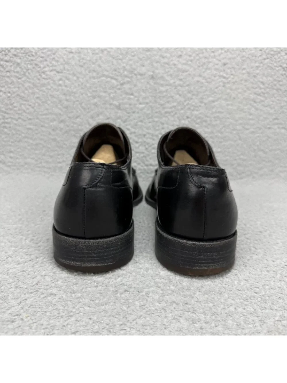 To Boot New York Shoe 9.5 Black Apron Toe Derby Dress Adam Derrick Made In Italy
